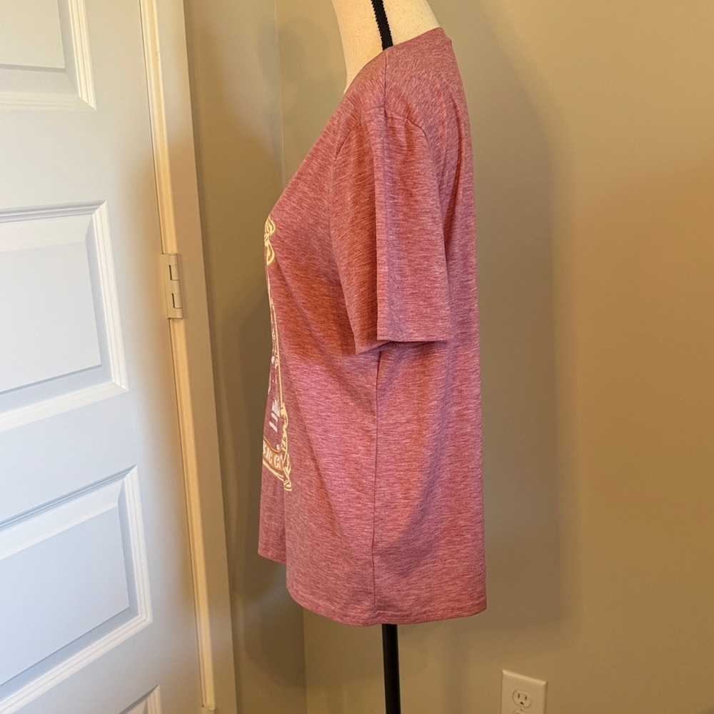 Nashville Graphic Tee in Heather Rose - Picture 2 of 3